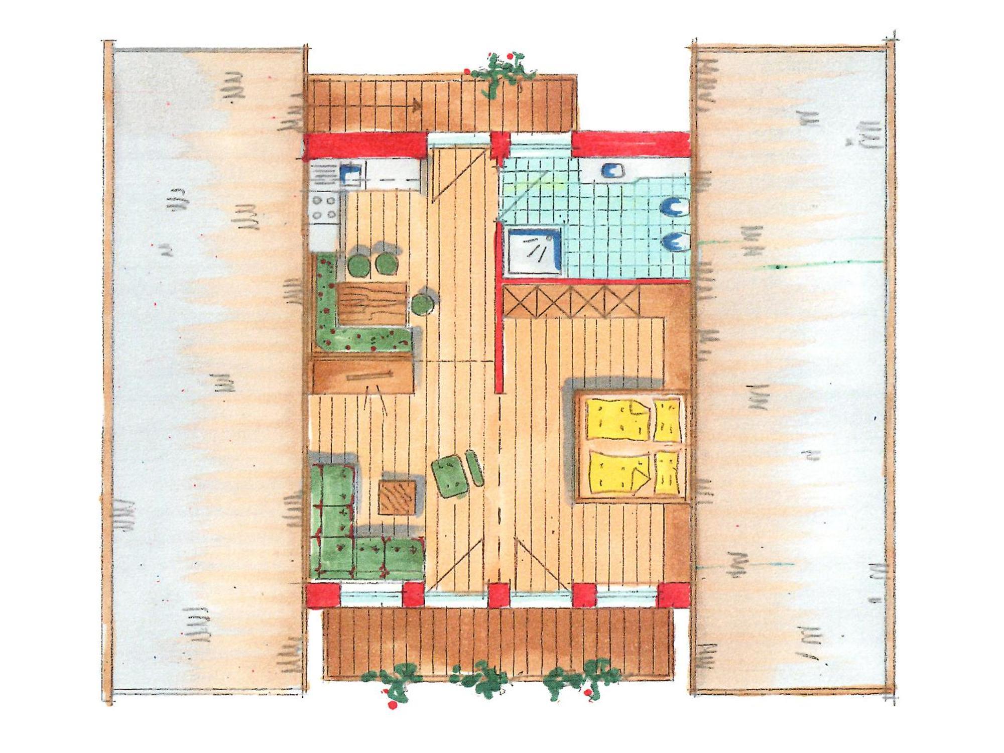 Chalet Piz Da Peres Olang Bilik gambar